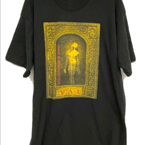 Vtg 1993 Steve Vai Sex & Religion t shirt XL - Picture 2 of 9